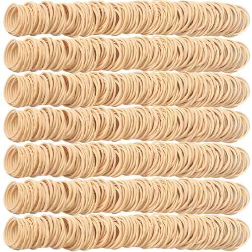 Rubber Bands Size #10 Beige 600 pcs Elastic Rubber Bands for Office Supplies money Trapped flowers