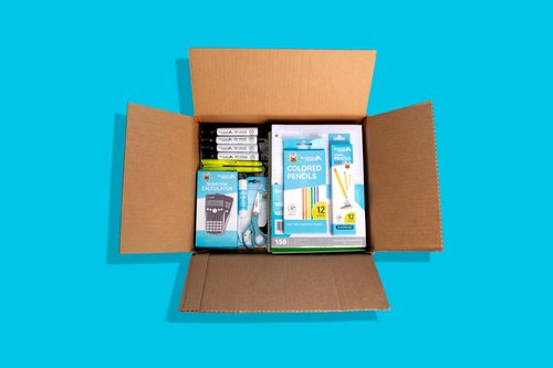 Blue Summit Middle School Supplies Kit, 6th and 7th Grade School Supplies Set, Unique Bundle Includes Calculator, Bulk 49 Piece Box