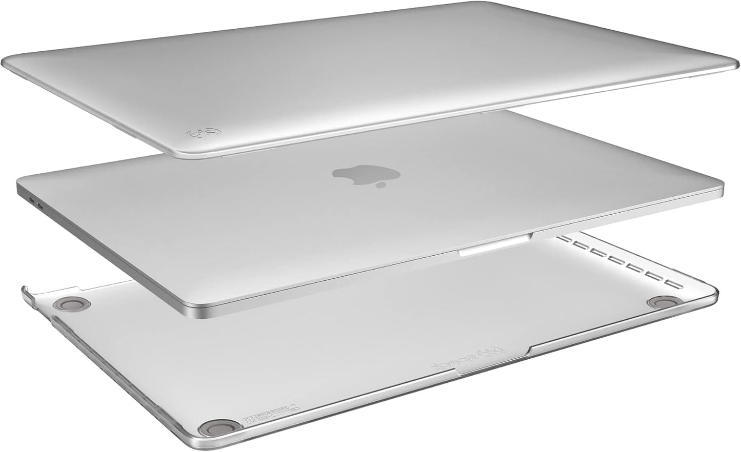 Speck Products MacBook Pro 13" M2 Case - Smartshell Protection in Clear & Sweater Grey