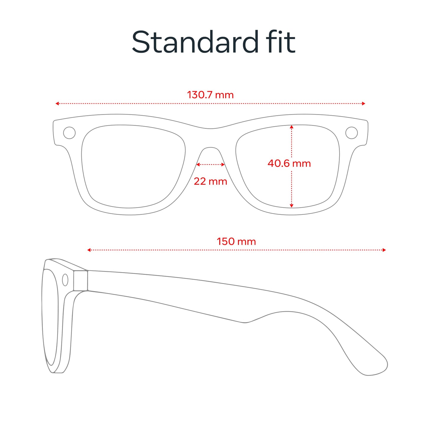 Meta Ray-Ban (Gen 2), Wayfarer, Matte Black | Smart AI Glasses for Men, Women — 2x Battery Life — 3K Ultra HD — 12 MP Ultra-Wide Camera, Audio, Video Recording — Clear Lenses — Wearable Technology