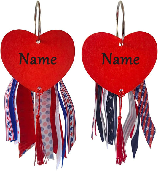 Skiennix Stroller Identifier Tags - Cute Personalized Family Name Spotter Flags | 2 Set for Amusement Parks