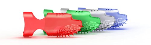 Lee Tippi Micro Gel Fingertip Grips - Assorted Sizes - 10 Pack (61410) [Packaging May Vary]