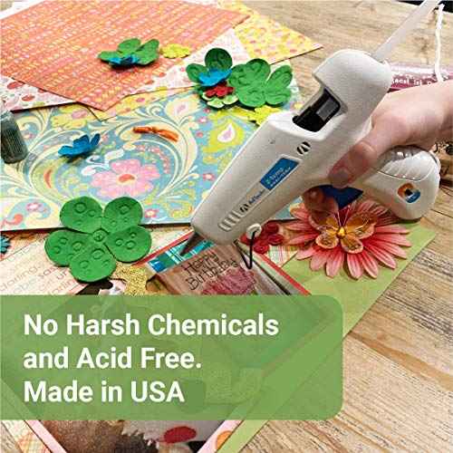AdTech Crystal Clear Hot Glue Gun Sticks (W220-14ZIP50) ? Full Size Hot Glue Sticks. All-purpose glue sticks for crafting, scrapbooking & more. 50 pieces. Length: 4¡± Diameter: .44¡±.