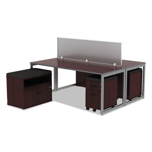 Alera ALEPC1511 14.88 in. x 19.13 in. x 2.13 in. Pedestal File Seat Cushion - Smoke