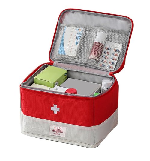 XPAPOV Travel Medicine Bag Organizer, Medical Bag Empty, for Home, Travel, Camping, Car, Hiking & Outdoor Emergencies, Emergency Medical Kits