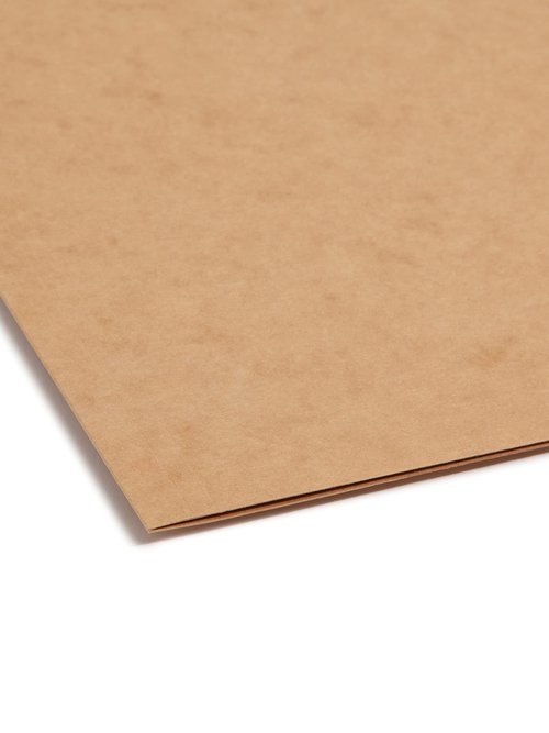 Smead Heavyweight Fastener File Folder, 2 Fasteners, 2/5-Cut Tab Right of Center Positions, Guide Height, Legal Size, Kraft, 50 per Box (19882)