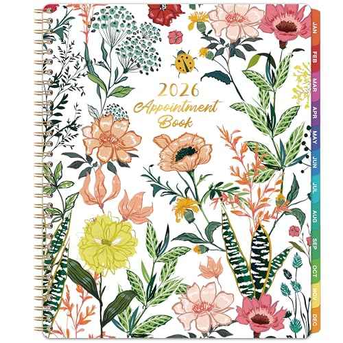 2026 Appointment Book/Planner - 2026 Daily Hourly Planner, Jan 2026 - Dec 2026, Weekly Appointment Book, 8.5" x 11", 30-Minute Interval, Lay-Flat, Tabs, Ample Space with Notes £¦ To-Do Lists