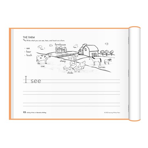 Learning Without Tears Building Writers Student Edition, Age 5+, Kindergarten+, Handwriting Without Tears, Narrative, Information, Opinion, Fluency, School & Home, Tutor, Sensory & Motor Skills, Sensory