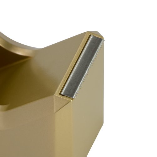 JAM PAPER Colorful Desk Tape Dispensers - Gold - Sold Individually