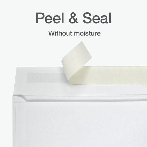 Columbian A9 Self-Seal Mailing Envelopes - 100 Pack | Premium White 5.75 x 8.75 Inches for Invitations & Announcements
