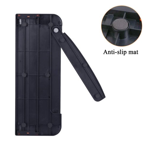 ArtAt A4 Paper Cutter Guillotine Trimmer - 12 Inch Heavy Duty Craft & Office Tool with Automatic Safety Blade, Side Ruler for Cardstock, Coupons, Photos, Labels (Black)