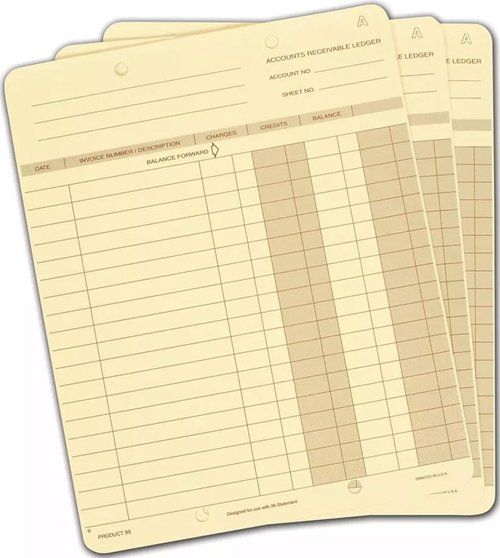 EGP One Write Ledger Card, 250 Ledgers