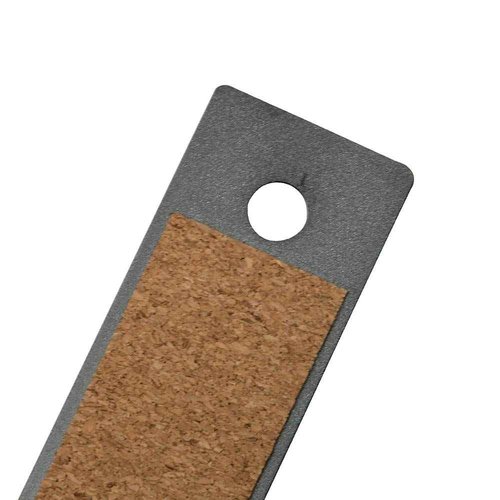 JAM PAPER Strong Aluminum Bulk Rulers - 12 Inch - Metal Ruler with Non-Skid Cork Backing - Grey Metallic - 12/Pack