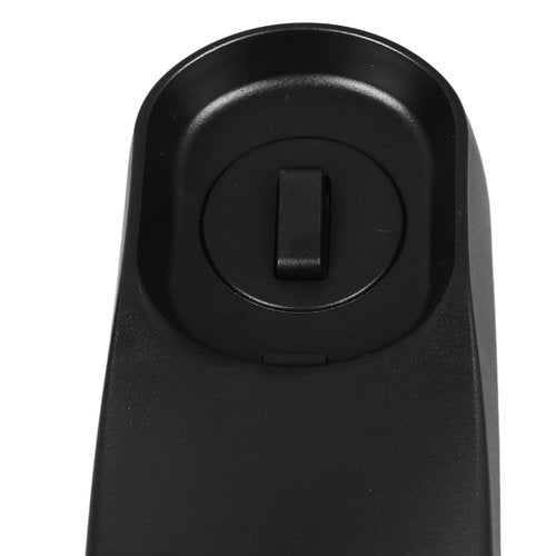 Wall Mountable Telephone Multifunctional Clear Sound Corded Landline Phone for Home Hotel Office (Black)