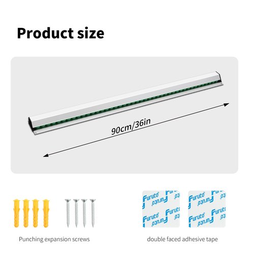 CjgyzTicket Holder for Restaurant, 36/48/60 inches, Restaurant Order Holder，Durable and Easy to use, Suitable for Commercial Kitchens, cafes, Fast-Food(36 Inch, 2 Pcs) (36 Inch)