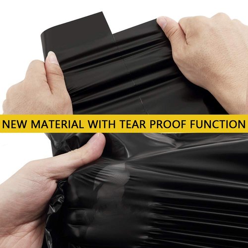 UCGOU Poly Mailers 19x24 Inch Black 50 Pack Extra Large Shipping Bags Strong Thick Mailing Envelopes Self Seal Adhesive Waterproof and Tear Proof Boutique Postal for Clothing Quilt and More