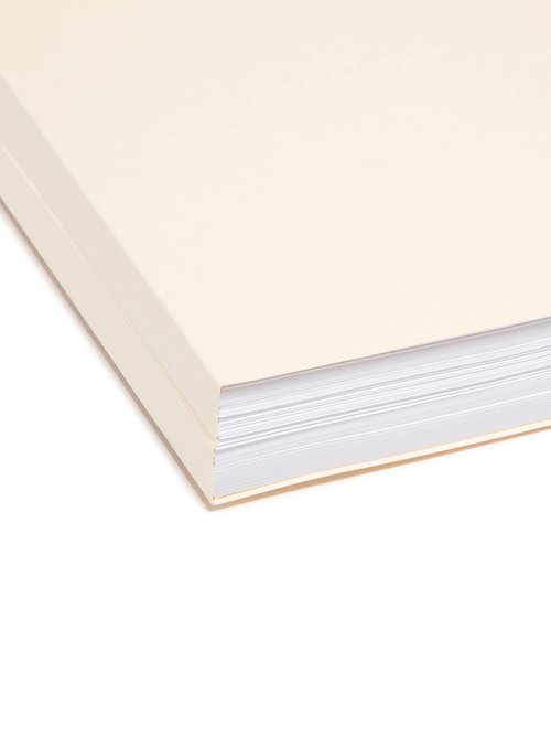 Smead File Folder, Reinforced 1/3-Cut Tab, 1-1/2" Expansion, Letter Size, Manila, 50 Per Box (10405)