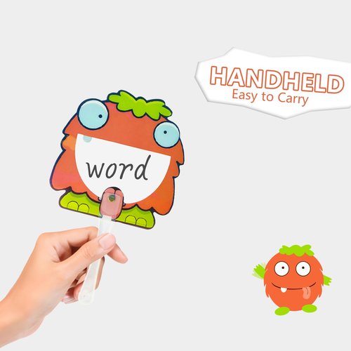 HOOJOJO Reading Guide Handheld Paddles Teacher Supplies for Classroom Reading Tracker for Kids Reading Sight Words Games Finger Reading Dyslexia Tools
