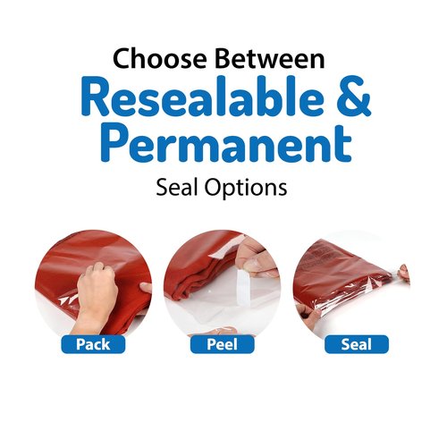 300 New York Poly Bags with Suffocation Warning -Self Sealing Clear Poly Bags for Clothing, shipping and Fba - 8x10” - Pack of 1000 - Ideal for Retail Packaging.