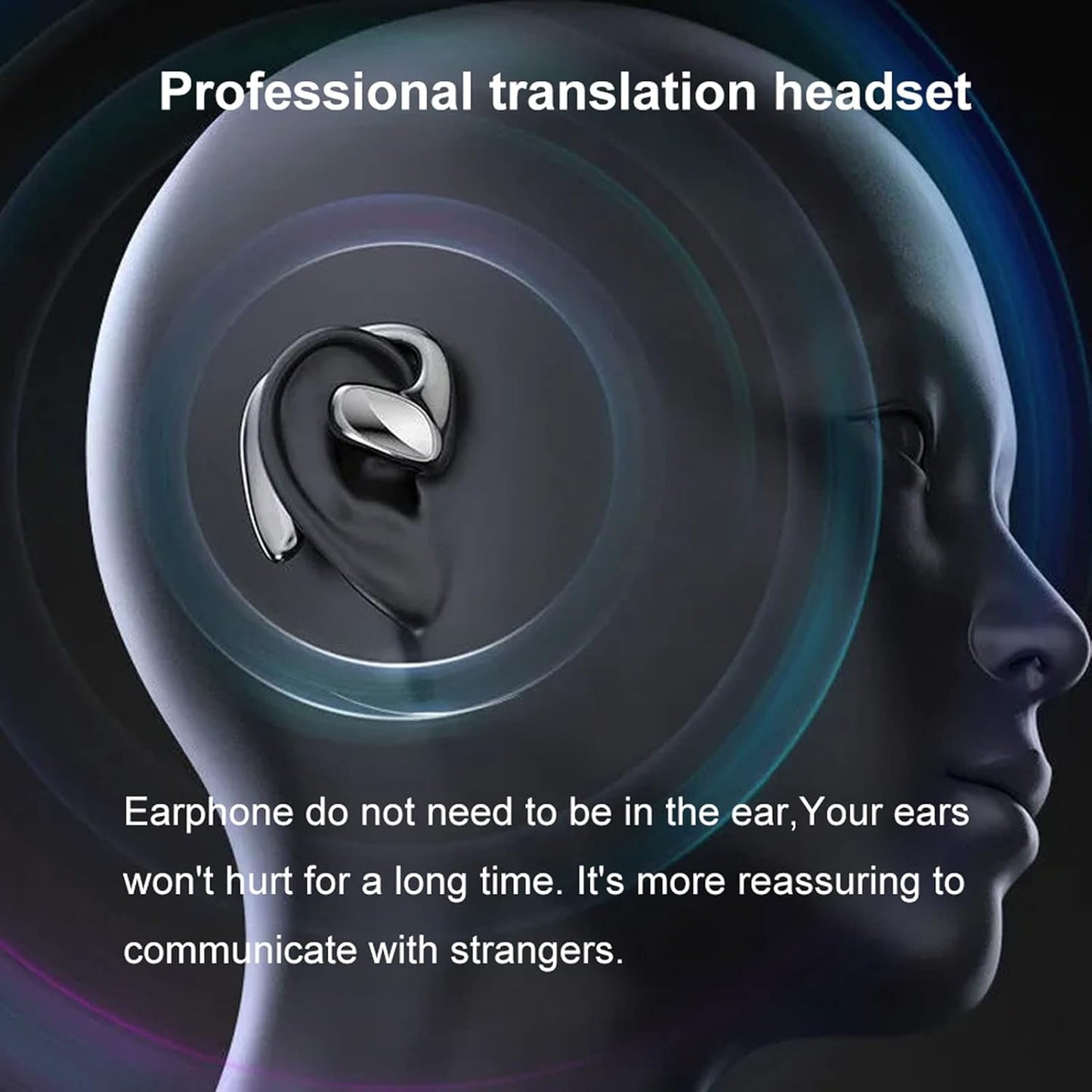 Skiennix Language Translator Earbuds - 150 Languages Bluetooth Translation | Ideal for Travel & Learning