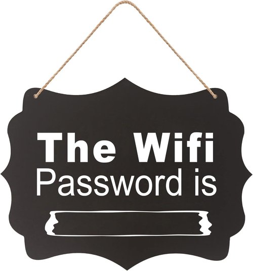 NEWNEWSHOW Erasable Message Board Sign - 8.7x12 Inch Double-Sided Chalkboard for Events & Menus