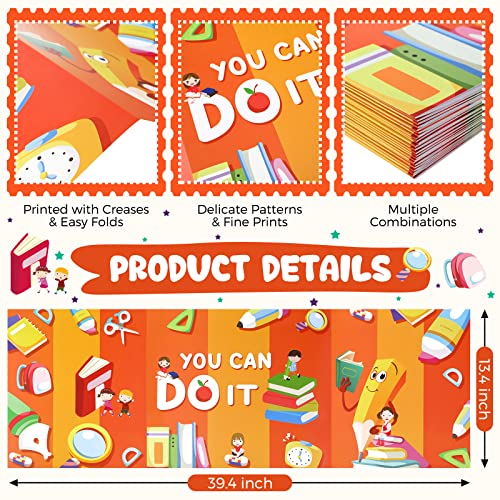 Zhehao 24 Pcs Student Desk Privacy Boards Pen Variation – Tri-fold Classroom Desk Dividers