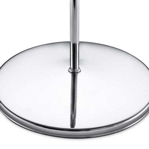 Polmart 2-Tier Spinning Display Stand ，Heavy Duty Adjustable Countertop Stand for Retail, Jewelry, Cosmetics, Crafts ，Sturdy Metal Base 360° Rotating Tiers with Height Adjustable (Silvery)