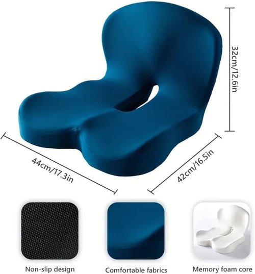 Reenly Back and Seat Cushion, 2025 Upgraded Sooth+Ergonomic Memory Foam L Shaped Car Seat Cushion, Fits The Waist Curve Used to Relieve Tailbone Discomfort While Driving (Grey-Black2.0)