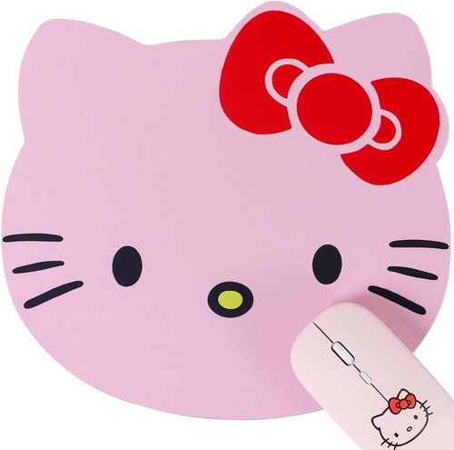 Hello Kitty Mouse Pad - Cute Kawaii Anime Design for Office Desk | Pink Computer Accessory for Women