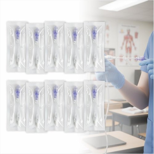 IV Extension Set - Luer Lock Veterinary Training Tubing | 10 Pcs Disposable Kit