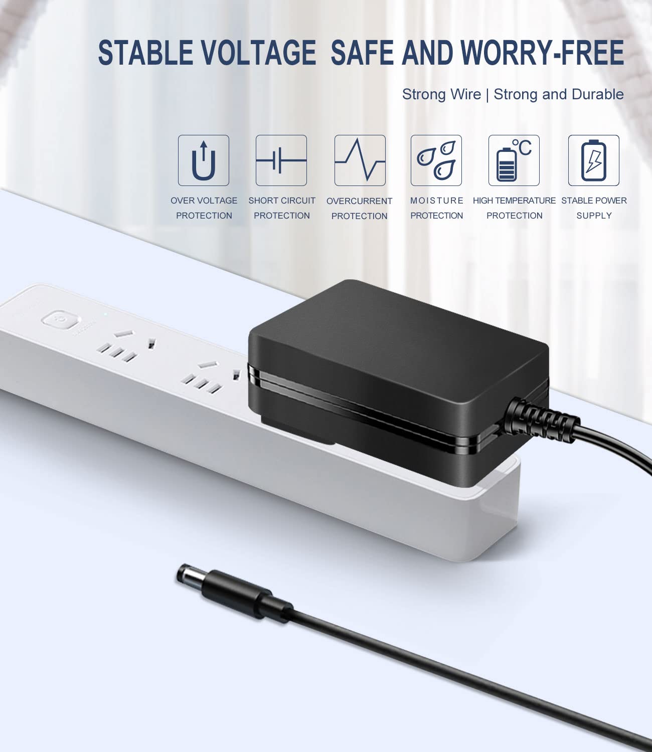 9V 2A Power Supply Cord fit for DYMO LabelManager LM-160 500TS 100 150 220P 350 LM210D LM-200, Rhino 6000 5200 4200 Handheld Label Maker Printer Charger 15519 40077 AC Adapter