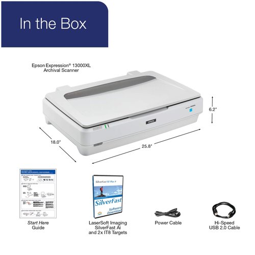 Epson Expression 13000XL Archival Photo and Graphics Flatbed Scanner