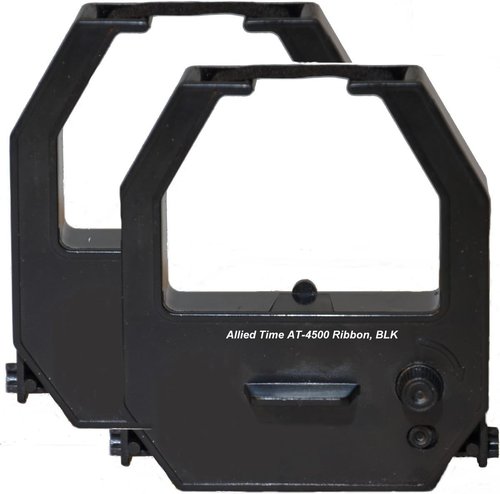 Allied Time Genuine Ribbons for AT-4500/AT-2700 Time Clocks - 2-Pack, Black