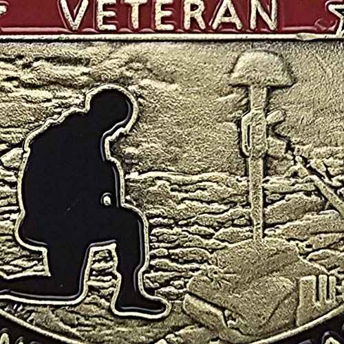 AtSKnSK 42 PCS US Military Challenge Coin Veteran Coin - Stand for The Flag, Kneel for The Fallen