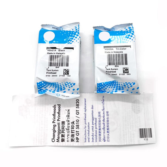 CPongineTec New M0H51AA + MOH50AA Printhead Compatible with Smart Tank 310 318 418 118 415 DeskJet GT5810 GT5820