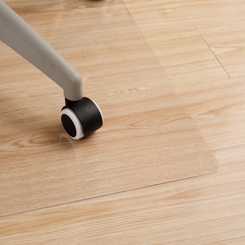 AMBERIS Chair Mat for Hardwood Floor, 45"×53"×0.06" Office Chair Mat, High Grade Transparent PVC Mat for Rolling Chairs