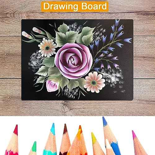 20 Pack 11.7"x16.5" Black Foam Board, 1/5"(5MM) Thick, A3 Size, Foam Core Backing Board Poster Foam Board Sheets for Presentations, School, Office & Art Projects
