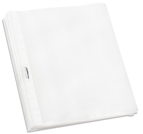 TYH Supplies 1000 Pack Heavy Duty Clear Sheet Protectors for 3 Ring Binder | 8.5 x 11 Inch | Non Glare 11 Hole Plastic Page Protectors for Home, Office, and School | Top Loader Plastic Sleeves