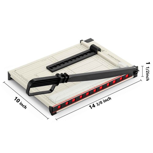 Ecraft 12" Guillotine Paper Cutter & Paper Corner Rounder Punch 3 in 1 (R4mm, R7mm, R10mm)