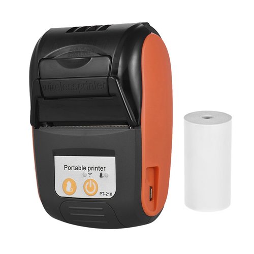 Sunydog Thermal Receipt Printer,PT-210 Portable Thermal Printer Handheld 58mm Receipt Printer for Retail Stores Restaurants Factories Logistics