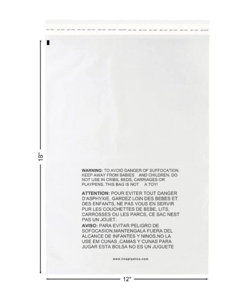 100 Pack -10" x 13" Self Sealing Adhesive Clear Plastic OPP Poly Bags Transparent Clear Bags T Shirt Flat Open Top Apparel Poly, (10" x 13" (100Count))