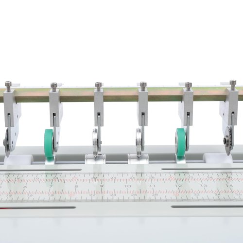 Electric Creasing Machine Paper Creaser 3-in 1 Paper Creaser Scorer Perforator Cutter for Card 110v Mechanical Steel Paper Creasing Machine Scoring Creaser Qy-h500