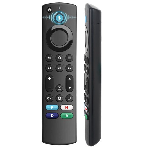 OROSAUR Voice Remote Control Replacement for Smart Tv(Toshiba, Insignia, AMZ Onmi, Pioneer), Compatible for Tv Stick(4K, 2nd Gen, 3rd Gen, Life), for AMZ Smart Tv Cube