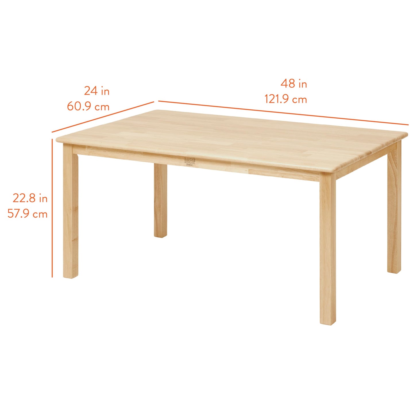 Back2School Express Wooden Activity Table, Kids Furniture, Natural
