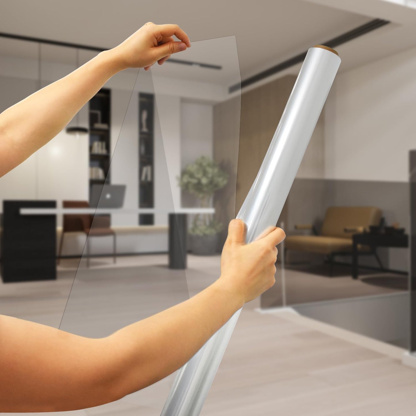 Skiennix Static Dry Erase Sheets - 15 Pack Transparent Whiteboard Wallpaper | 31.5 x 24 Inch