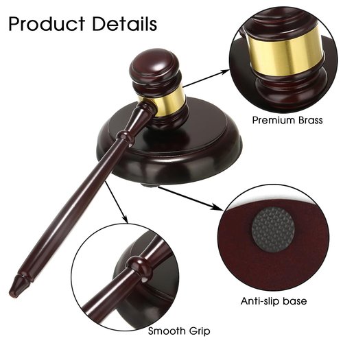 Personalized Gavel Personalized Judge Hammer with Message Custom Judges Gavel and Sound Block for Lawyer, Business, Auction Sale, Gifts for Judge
