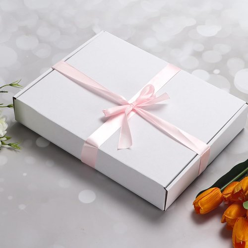 RLAVBL Shipping Boxes - 12x9x2 White Corrugated Cardboard - Set of 25 for Packing & Mailing