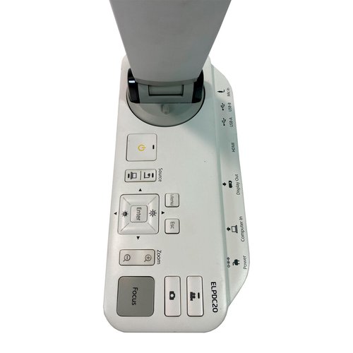 Epson ELPDC20 Document Camera 120x Total Zoom Visualiser USB 2.0 HDMI, Bundle AC Adapter, HDMI Cable, VGA Cable (Renewed)