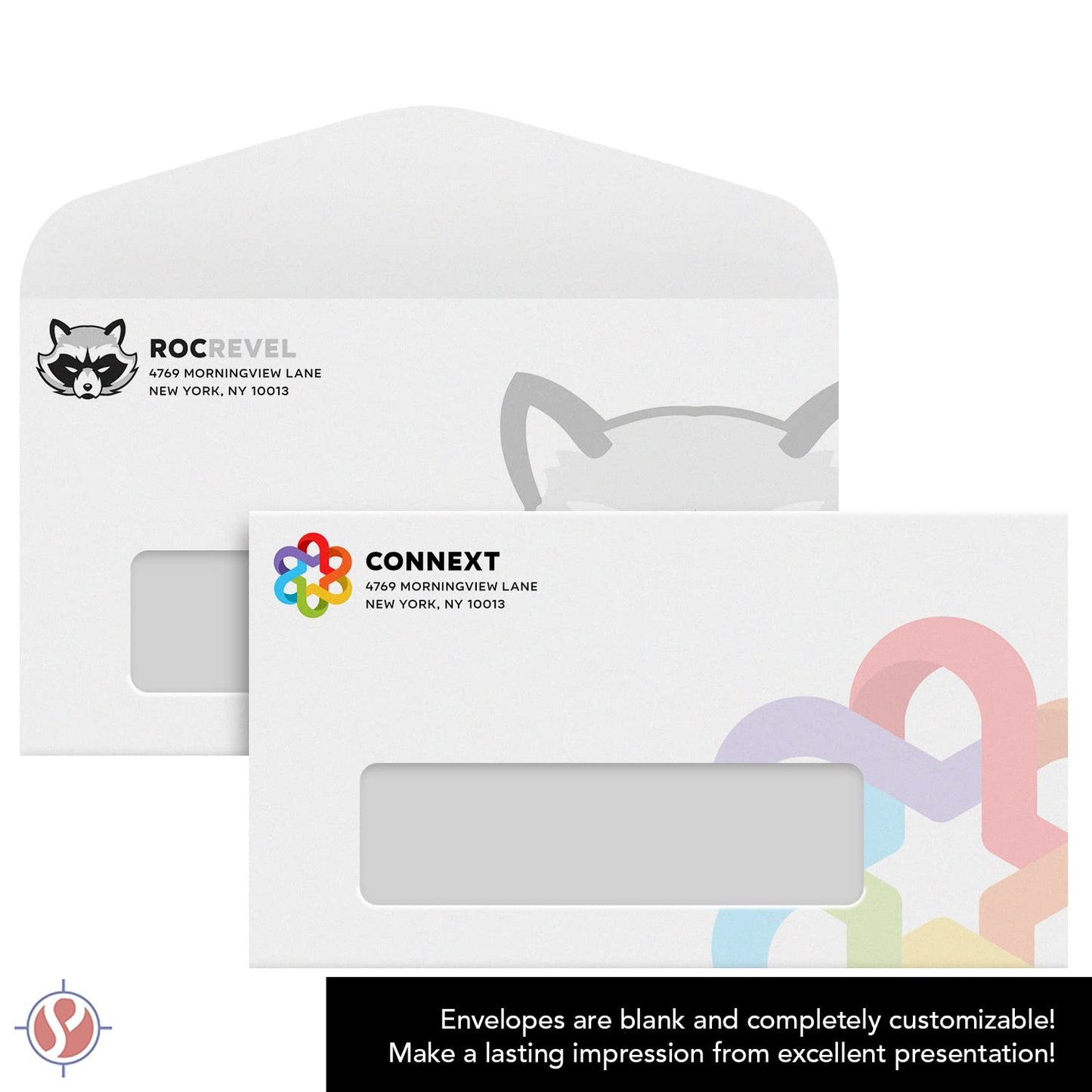 #6 3/4 White Window Envelopes, Reply Business Envelopes for Checks, Invoices, Bills | Commercial Flap w/Gummed Seal | 3 5/8" x 6 1/2" | 24lb Bond (90gsm) | 50 per Pack