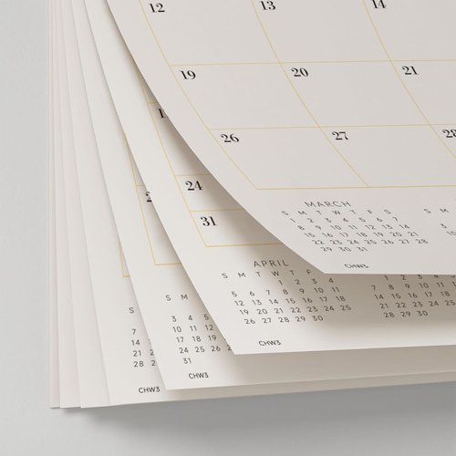Jotsome Magnetic Calendar - 2026-2027 Monthly Fridge Calendar | Easy Organizing 13x11 Inch